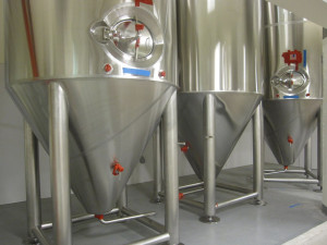 Copperworks' fermenting tanks