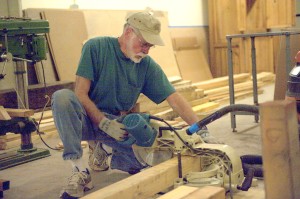 John Parker, working on the rickhouse
