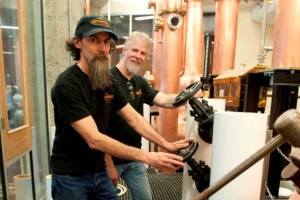Jason and Micah at wash still
